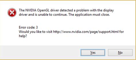 Rezultat imagine pentru Error Driver NVIDIA