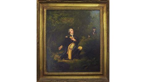 Now on View: New Display on the Story of Washington's Prayer at Valley Forge - Museum of the ... - painting of washington at valley forge