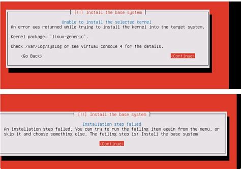 Image result for Ubuntu Install Error