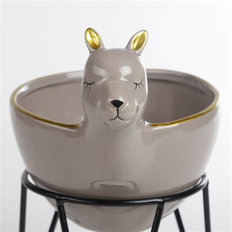 Buy Soil Mates Ceramic Llama Planter from Home Centre at just INR 1799.0