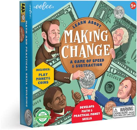 Amazon.com: eeBoo: Making Change Game, Develops Math and Practical ...