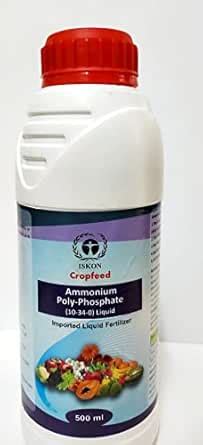 ISKON Cropfeed Ammonium Poly -Phosphate (10-34-0)Liquid 500 ML : Amazon ...