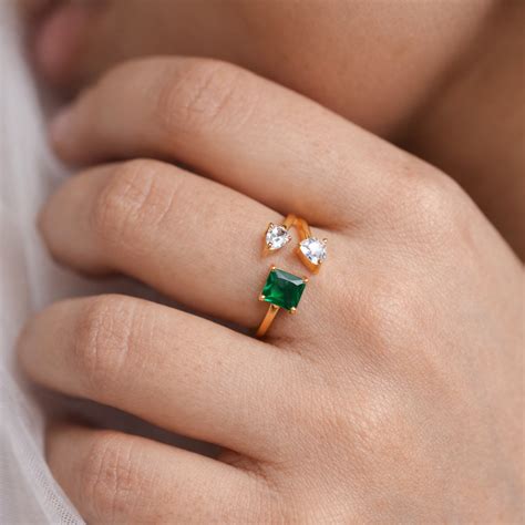 Trillium Harmony Ring | 925 Sterling Silver Ring | AJJ