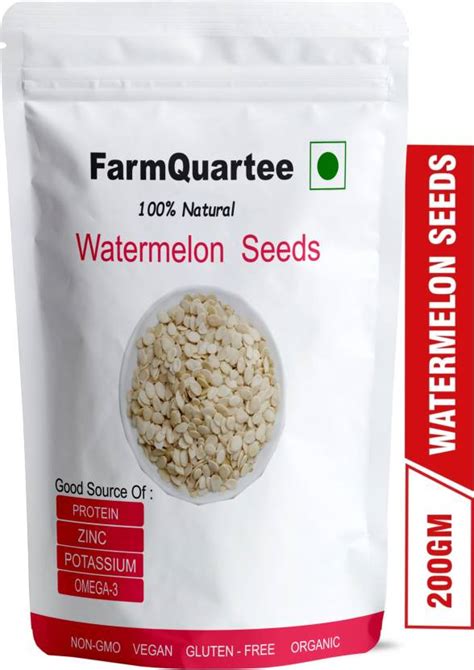 FarmQuartee Watermelon Seeds/Tarbuj Magaz (Peeled RAW Seeds) for ...