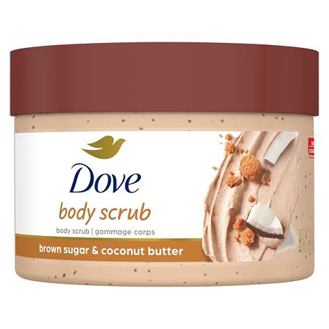 Buy Dove Exfoliating Body Polish Scrub for Dry Skin with Brown Sugar ...