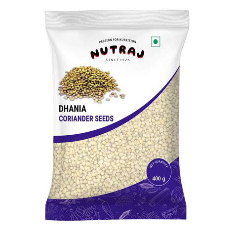 Nutraj Coriander Seeds (Dhaniya) 400gm