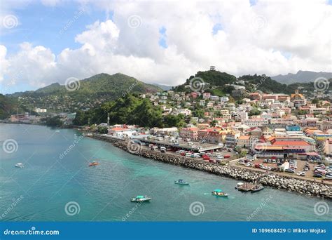 St George`s, Grenada editorial stock image. Image of capital - 109608429
