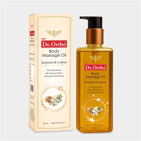 Jasmine & Loban Massage Oil – Natural, Nourishing Body Oil – Dr. Ortho