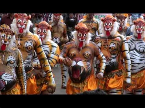 PuliKali at MG Road, Thrissur | Kerala Tourism
