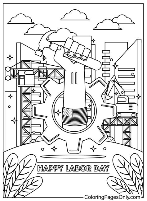 Labor Day 2024 Coloring Pages