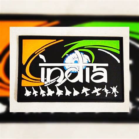 India Flag Coloured Patch – AERODEK STORE
