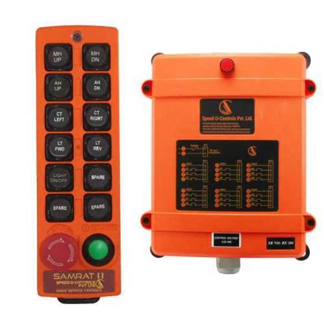 SAMRAT II Radio Remote Controls - Industrial Controllers at Affordable ...