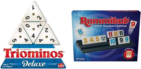 Buy Pressman Tri-Ominos - Deluxe Edition Triangular Tiles with Brass ...