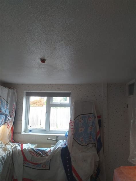 Plastering Over ARTEX Ceiling 的图像结果