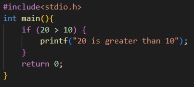 C Programming If Statement 的图像结果