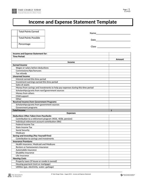 Income Statement - Template Spark...: Premium Template - Template Spark