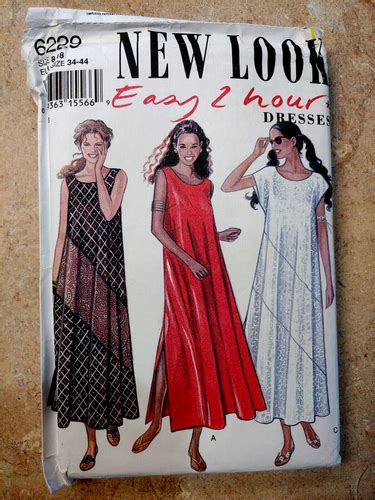 NEW LOOK 6229 MISSES' DRESSES Sewing pattern Easy 2 | Ubuy India