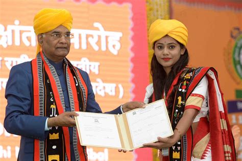 at the 2nd convocation of indira gandhi national tribal university ...