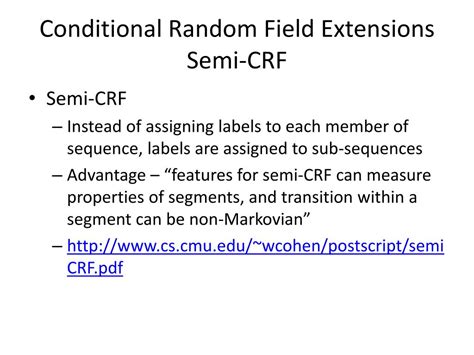 Conditional random field CRF Tutorial 的图像结果