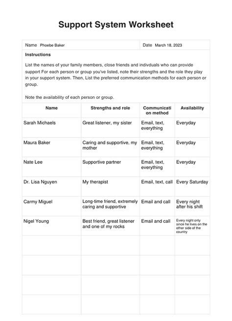 Image result for Support System Example Online