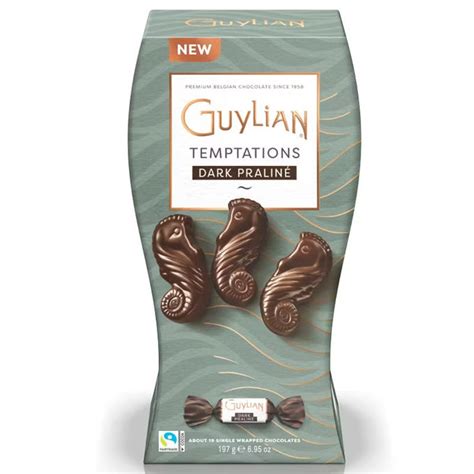 Guylian Temptation Dark Praline Chocolate Shells 200gm – glamshow