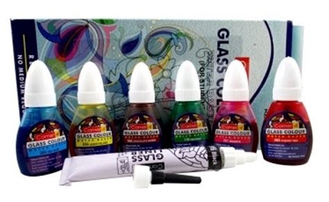Camel Water Based Glass Color - 10ml Each 6 Shades [SB09061736] - Rs92 ...