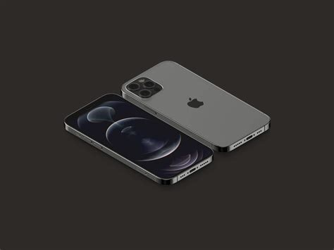 Free Front & Back 3D Rendered iPhone 12 Pro Mockup PSD - Good Mockups