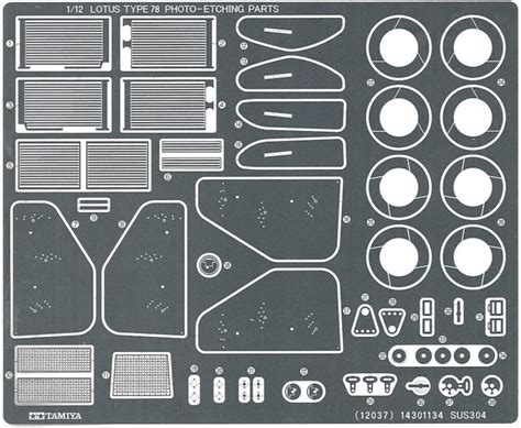 Buy Tamiya 1/12 Lotus Type 78 (1978) Plastic Model Kit with etching ...