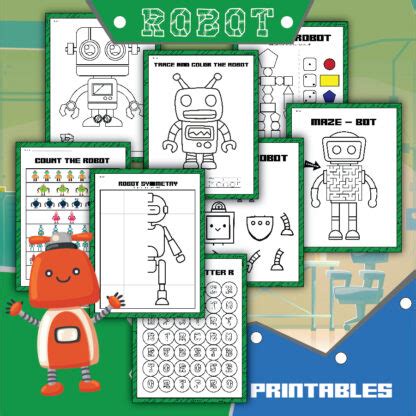 Robot Activity Pages 的图像结果