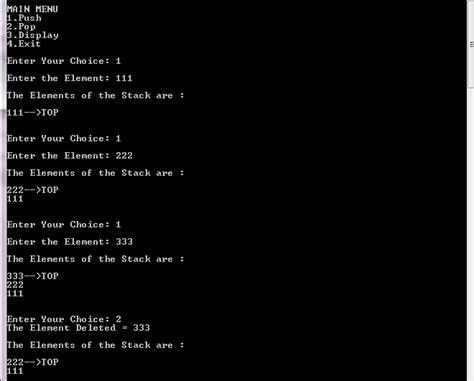 Stack C Using Linked List 的图像结果
