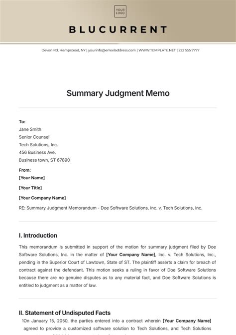 Summary judgment Examples 的图像结果