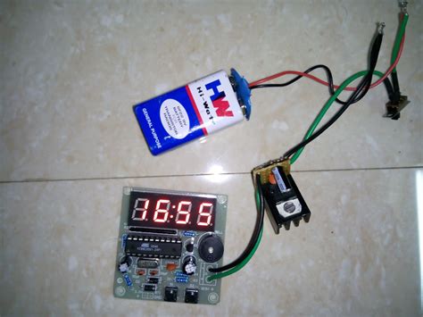 Image result for Rotating LED Clock Kit Instructions