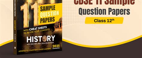 PW CBSE | Class 12 | 11 Sample Question Papers History for 2025 Exam ...