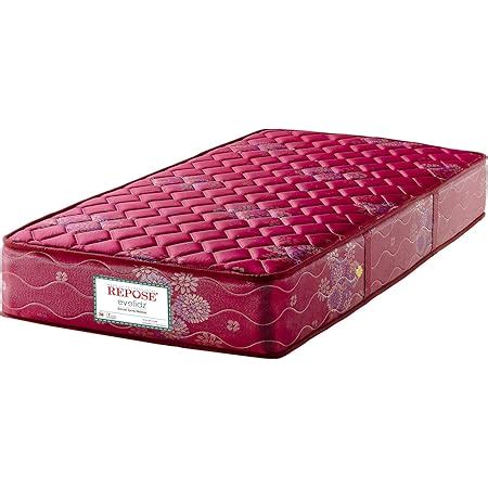 Repose eyelidz Firm 6-inch Single Size Bonnell Spring Mattress (Maroon ...