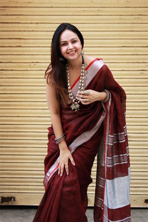 Linen Sarees - Buy Pure Linen Saree Online | Linen World – Page 2