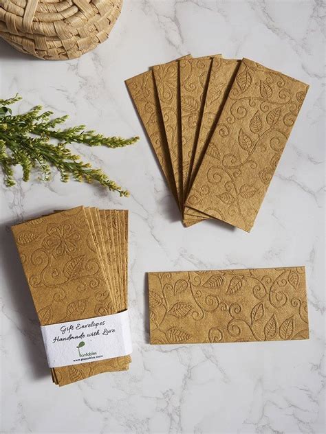 Order eco-friendly gift envelopes online | Beautiful designs