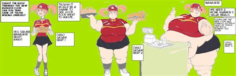 Chiho sasaki weight gain progression (colored) by astolfo0chan on ...