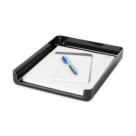 Rubbermaid Image Series Black Front Load Stacking Desk Tray (15701 ...