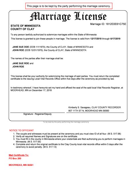 Image result for Marriage License Forms