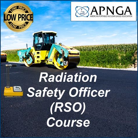 REDEEM Credit Voucher: Radiation Safety Officer (RSO) Course - APNGA