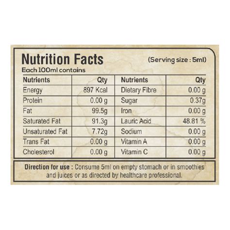 Pure Nutrition Cold Pressed Raw Virgin Coconut Oil (500 ml ...