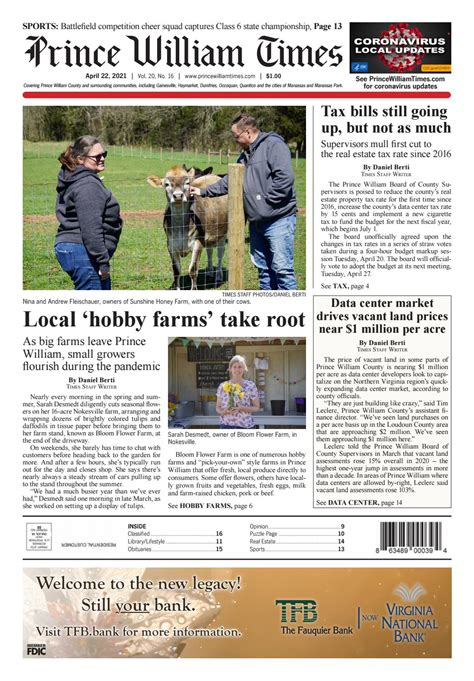 Prince William Times 04/22/2021 by Fauquier Times (52 issues) & Prince ...