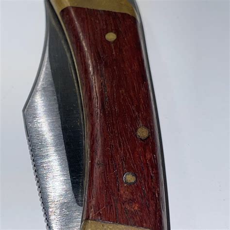 Vintage Folding Hunter Knife Stainless Steel 3 Inch Blade Wood Handle Read | eBay