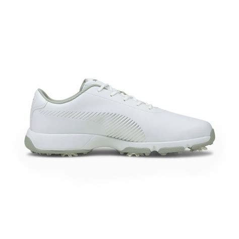 Puma Men’s Drive Fusion Tech MD Spiked Golf Shoes - White/Black ...