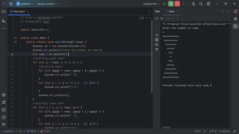Image result for Sample Pattern Java Program