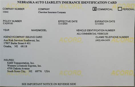 Image result for Progressive Auto Insurance Card Template