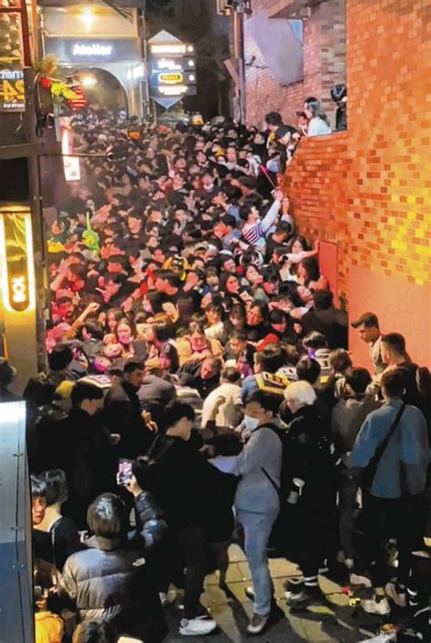 Scenes of horror after Halloween crowd crush in narrow Seoul alley ...