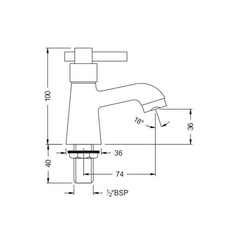 Best Pillar Cock tap in India | NTO-0101 | Plumber Bathware