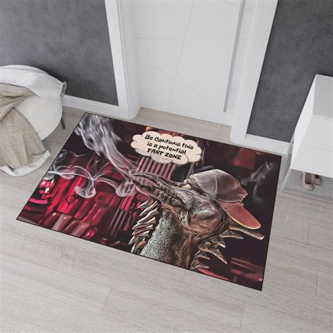 Personalize Your Own Stinky Saying Dragon Funny Shoe Mat, Unique ...