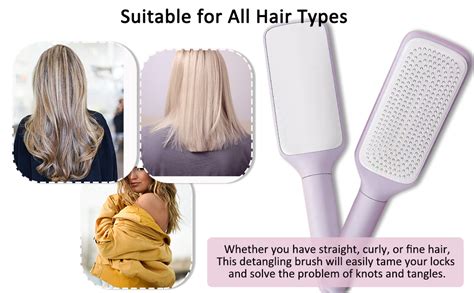 Buy XALVIRANG New Self-Cleaning Anti-Static Massage Comb – 4-in-1 ...